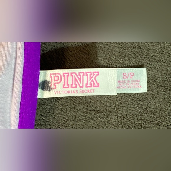 PINK Victoria’s Secret Purple Lace Bandeau Size Small. IridescentRhinestone NWOT - Picture 7 of 8